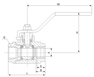 1PC Ball Valve