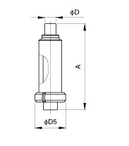 DIN Welded Straight Filter 