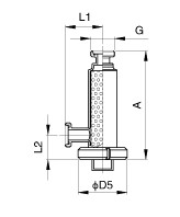 Threaded Rotary Cleaning Ball