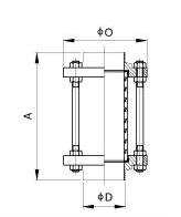 DIN Welded Straight Sight Glass 