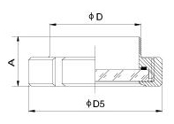 DIN Union Sight Glass