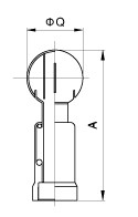 Threaded Rotary Cleaning Ball