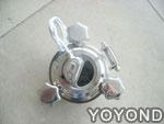 Manhole Cover With Sight Glass Lamp