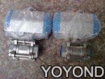 Pneumatic ball valve