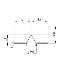 3A  Reducing Pulled Tee 