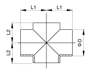 SMS Welded Cross