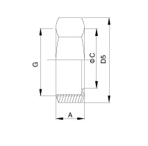 3A  13H-Hex Union Nut 