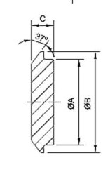 16AI - 14I Solid End Cap Male