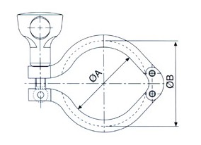 13MHHM Heavy Duty Double Pin Clamp