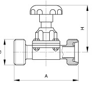 DIN Threaded Diaphragm Valve