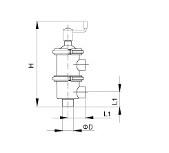 DIN Manual Reversal/Cut Off Valve