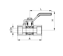 ONE PIECE FEMALE BALL VALVE