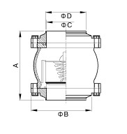 DIN BALL TYPE CHECK VALVE